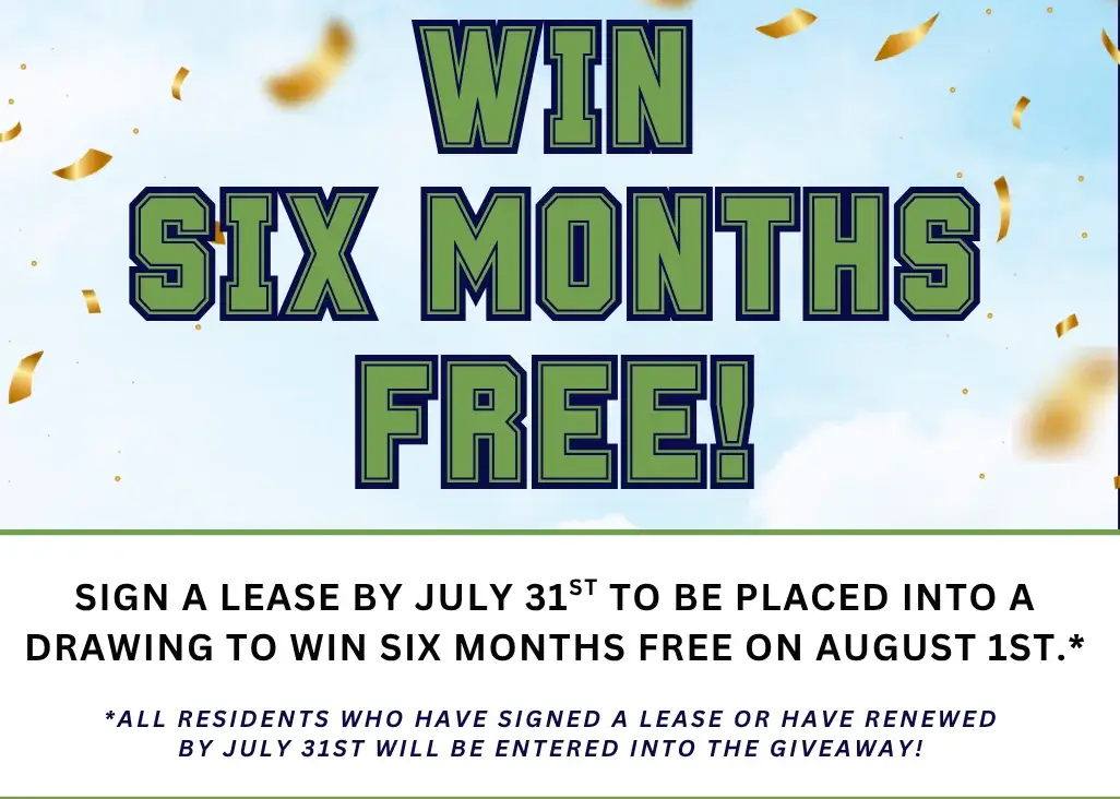 Walden Station Six Months Free Walden Station Six Months Free Specials Banner